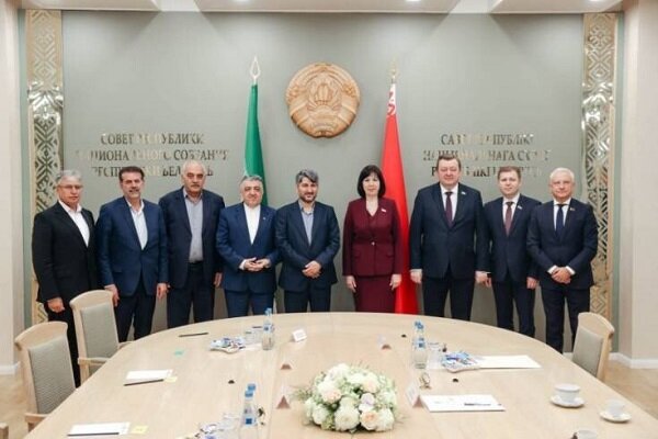 دیدار هیئت پارلمانی ایران و بلاروس با رئیس شورای جمهوری بلاروس
