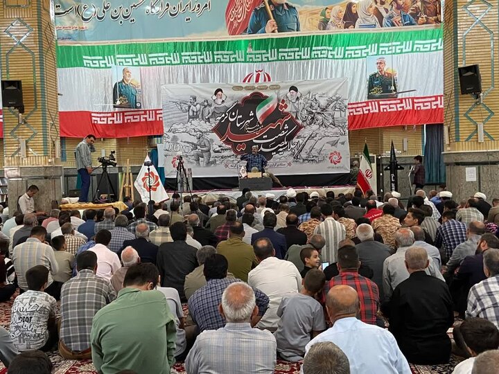 دومین اجلاسیه ۱۶۰ شهید گلگون‌کفن شهرستان گرمه برگزار شد