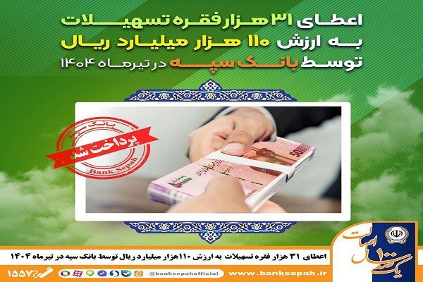 بانك،سپه،تسهيلات،مسكن،فرزندآوري،اشتغالزايي،ازدواج،سرمايه
