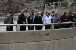 رئیس‌جمهور از سد کرج بازدید کرد