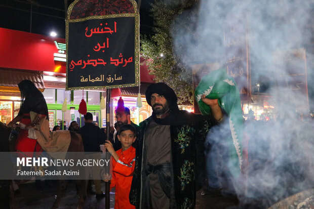 کاروان نمادین اسرای کربلا در قم