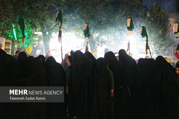 کاروان نمادین اسرای کربلا در قم