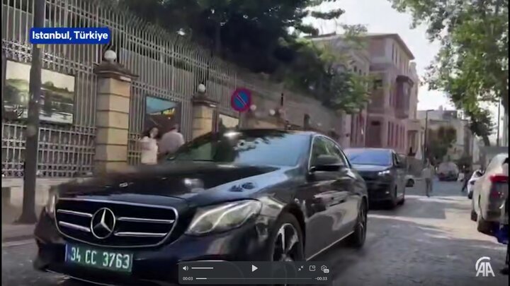 استنبول، یورپی سفارتی وفود کی ایرانی قونصل خانہ آمد