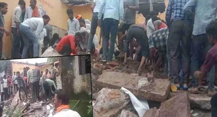 School roof collapse in India kills 4 children