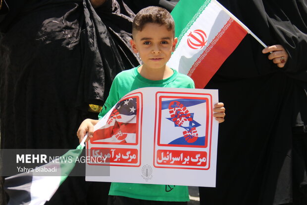 تظاهرات جمعه‌ خشم و نصر در محکومیت محاصره غذایی مردم غزه در کرمانشاه
