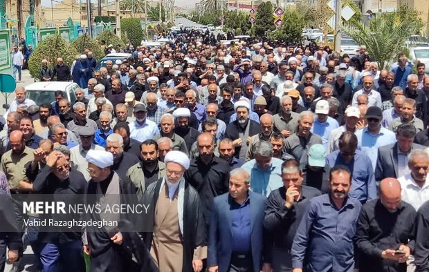 راهپیمایی «جمعه خشم و نصر» در جهرم