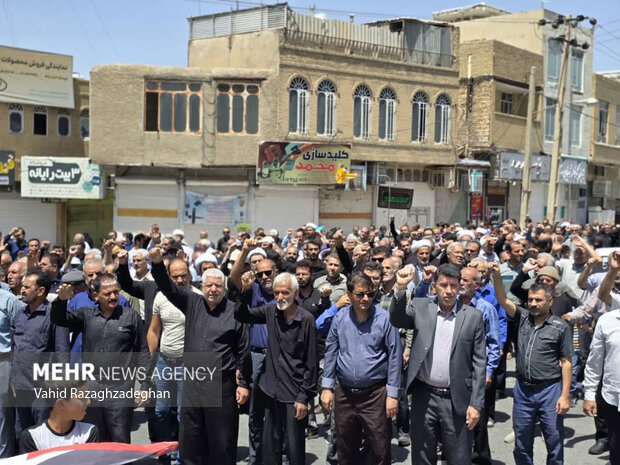 راهپیمایی «جمعه خشم و نصر» در جهرم