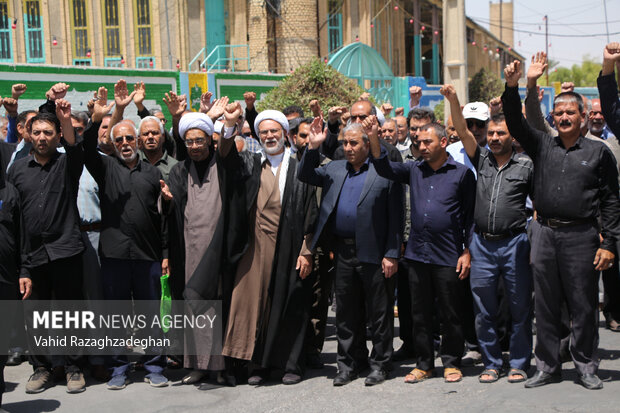 راهپیمایی «جمعه خشم و نصر» در جهرم