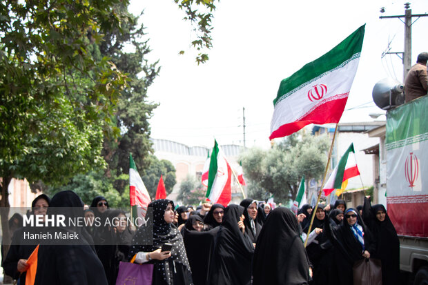 راهپیمایی جمعه خشم و نصر در گرگان