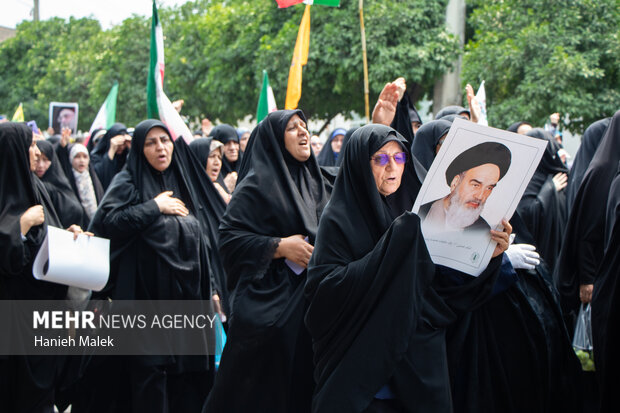 راهپیمایی جمعه خشم و نصر در گرگان