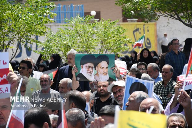 راهپیمایی جمعه های خشم و نصر در بیرجند