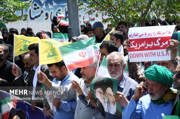 راهپیمایی جمعه های خشم و نصر در بیرجند