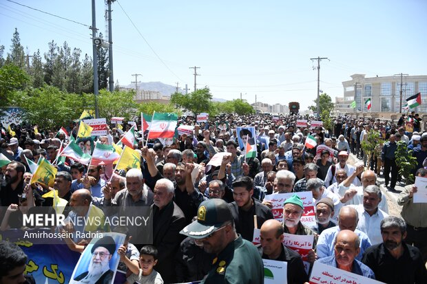 راهپیمایی جمعه های خشم و نصر در بیرجند