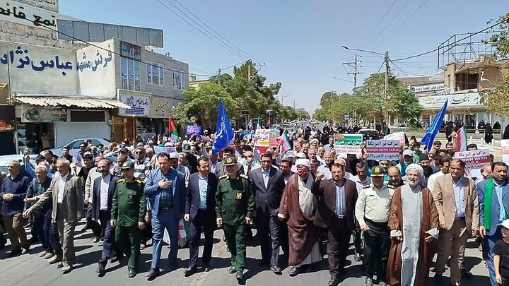 اعلام انزجار مردم بردسکن از رژیم صهیونیستی در جمعه «خشم و نصر»