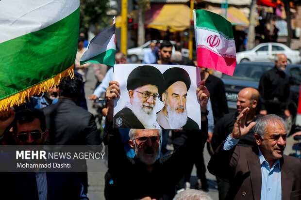 راهپیمایی جمعه خشم و نصر در اردبیل