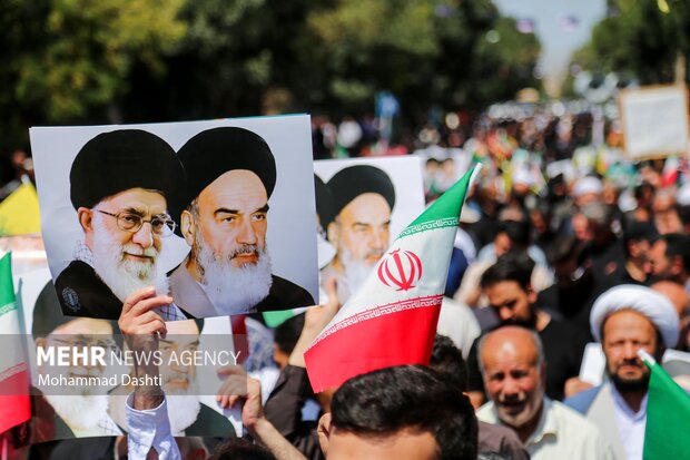 راهپیمایی جمعه خشم و نصر در اردبیل