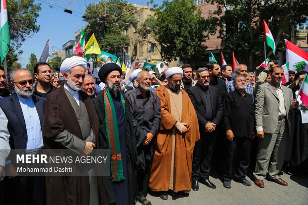راهپیمایی جمعه خشم و نصر در اردبیل