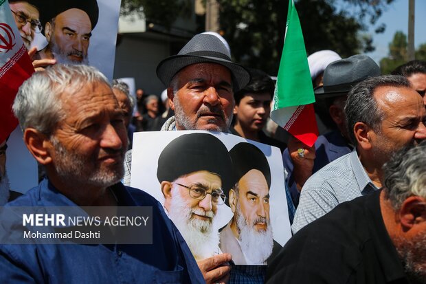 راهپیمایی جمعه خشم و نصر در اردبیل