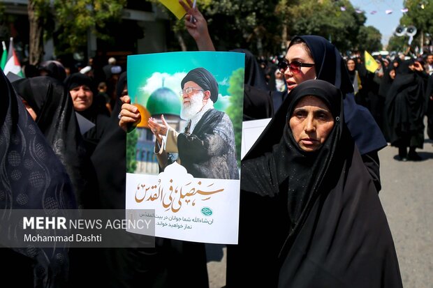 راهپیمایی جمعه خشم و نصر در اردبیل