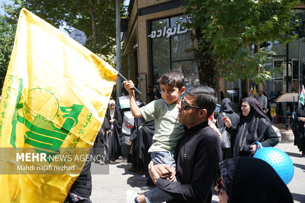 محکومیت جنایات رژیم صهیونی در غزه در راهپیمایی «جمعه خشم و نصر یاسوج