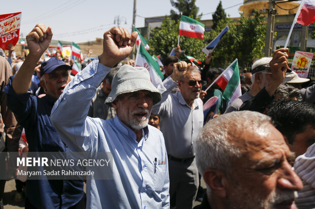 راهپیمایی «جمعه خشم و نصر» در شیراز