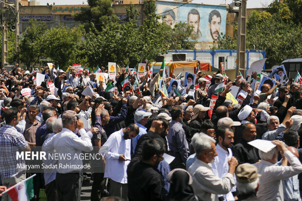 راهپیمایی «جمعه خشم و نصر» در شیراز