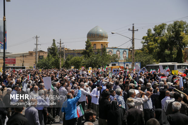 راهپیمایی «جمعه خشم و نصر» در شیراز