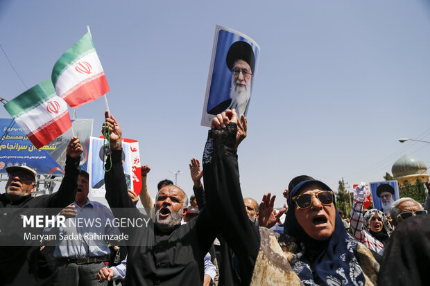 ایستادن بر آرمان قدس؛ همدلی سمنانیها با مردم مظلوم غزه