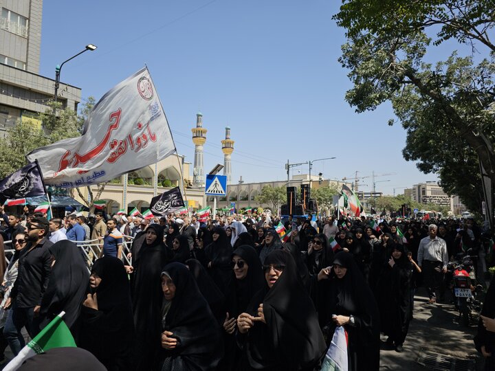 İran'da Gazze'deki soykırım protesto edildi