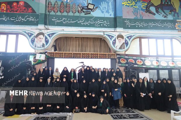 اردوی معنوی «ریحانه‌ها» در گلزار رشت؛ نسلی که دوباره با شهدا عهد بستند
