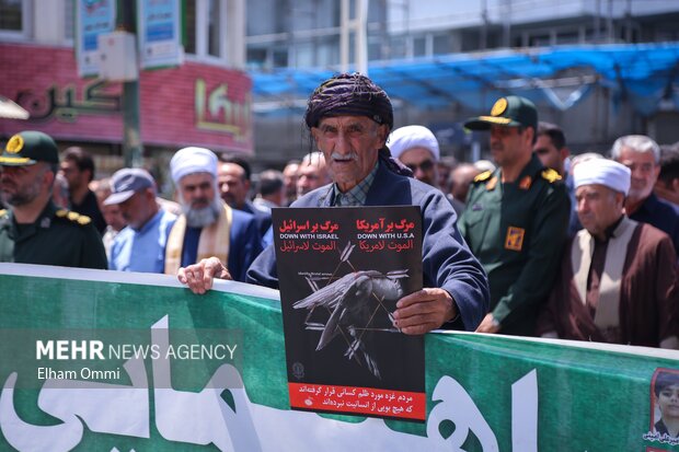 راهپیمایی «جمعه‌ خشم» در سنندج