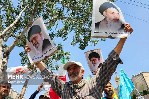 راهپیمایی «جمعه خشم و نصر» در مشهد