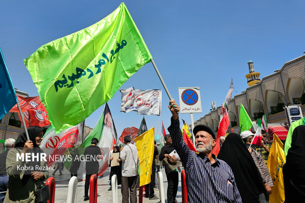 راهپیمایی «جمعه خشم و نصر» در مشهد