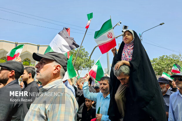 راهپیمایی «جمعه خشم و نصر» در مشهد
