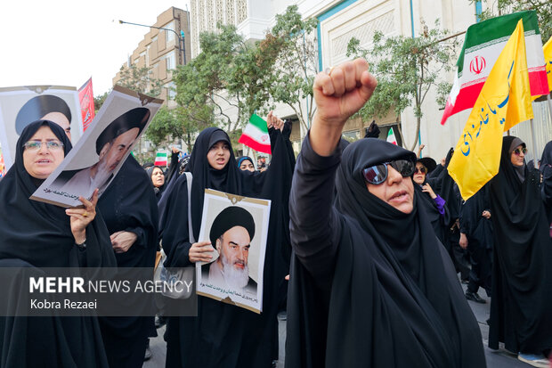 راهپیمایی «جمعه خشم و نصر» در مشهد