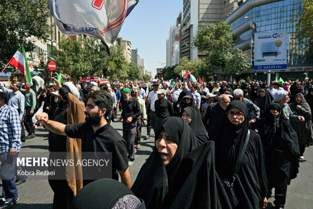 راهپیمایی «جمعه خشم و نصر» در مشهد