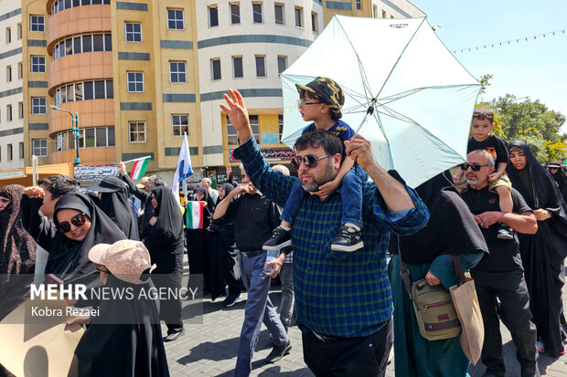راهپیمایی «جمعه خشم و نصر» در مشهد