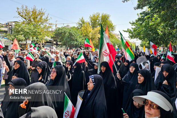 راهپیمایی «جمعه خشم و نصر» در مشهد