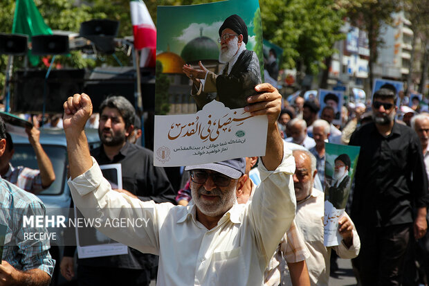 راهپیمایی «جمعه خشم و نصر» در رشت