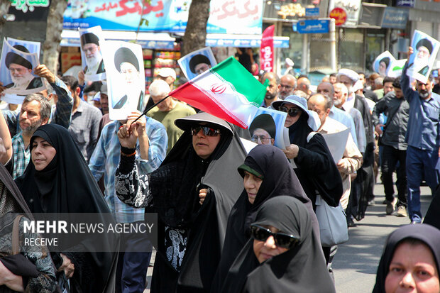 راهپیمایی «جمعه خشم و نصر» در رشت