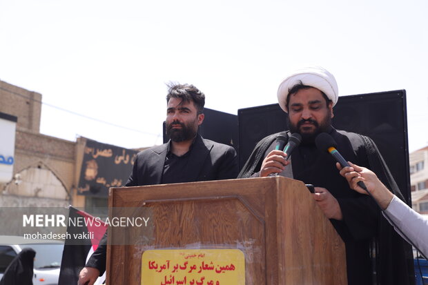 جلوه هایی از راهپیمایی جمعه خشم و نصر زاهدان
