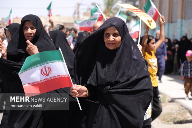 جلوه هایی از راهپیمایی جمعه خشم و نصر زاهدان