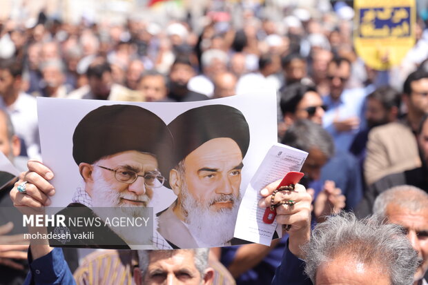 جلوه هایی از راهپیمایی جمعه خشم و نصر زاهدان