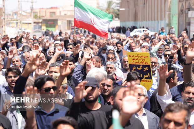 جلوه هایی از راهپیمایی جمعه خشم و نصر زاهدان