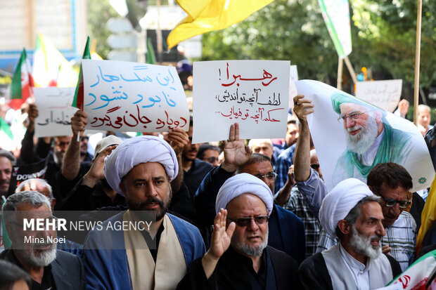 راهپیمایی «جمعه خشم و نصر» در تبریز