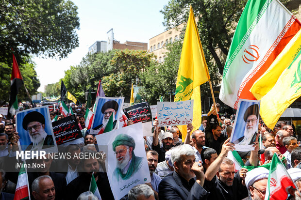 راهپیمایی «جمعه خشم و نصر» در تبریز