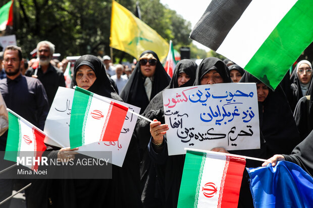راهپیمایی «جمعه خشم و نصر» در تبریز