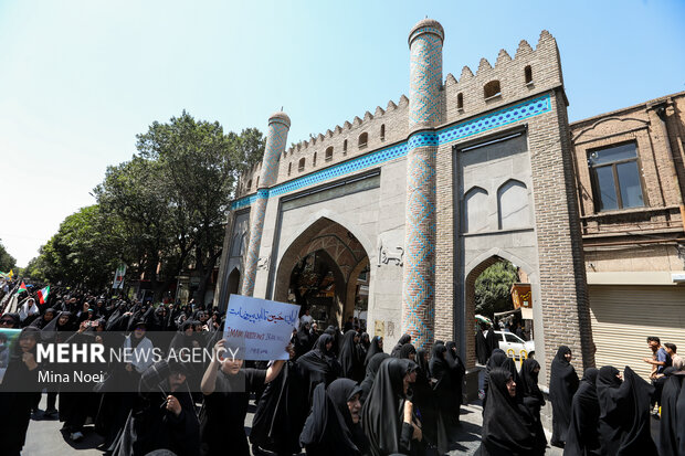 راهپیمایی «جمعه خشم و نصر» در تبریز