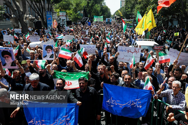 راهپیمایی «جمعه خشم و نصر» در تبریز