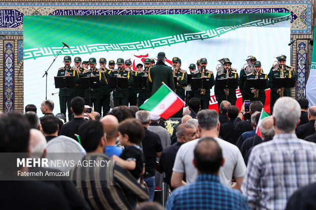 بزرگداشت چهلمین روز شهادت سردار سرلشکر شهید امیرعلی حاجی‌زاده